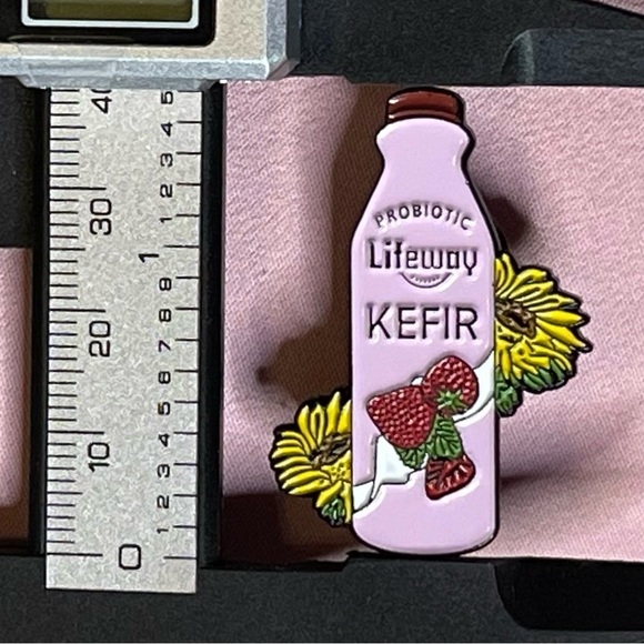 Lifeway Probiotic Kefir Metal Enamel Lapel or Hat Pin - Picture 7 of 7